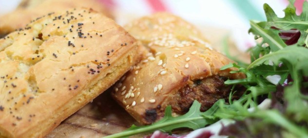 TOP TEN GF Veg & Meat Sausage Rolls