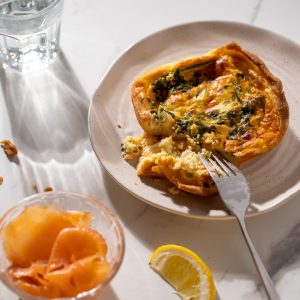 Salmon and Fresh Dill Quiche
